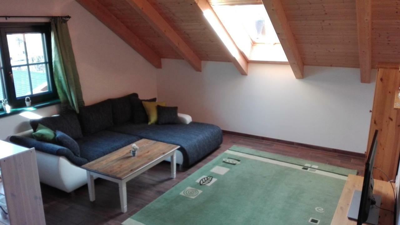 Blockhaus - Ferienwohnung Sunrise Augustusburg Eksteriør bilde
