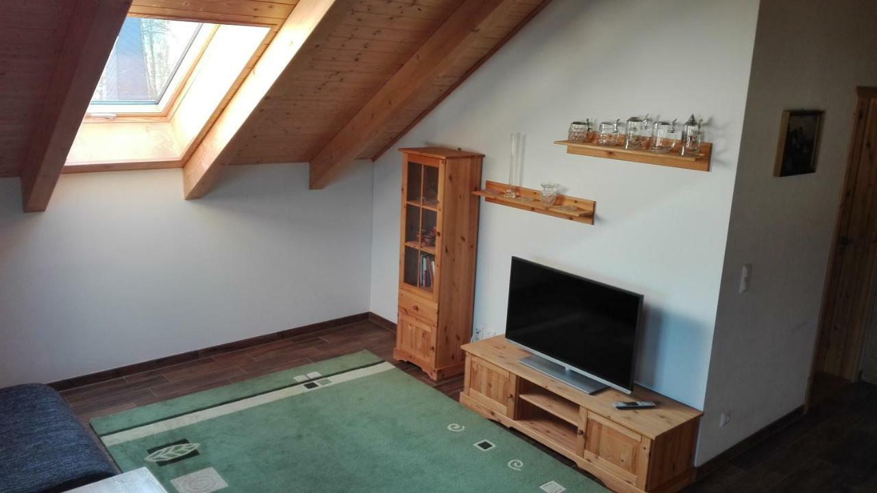 Blockhaus - Ferienwohnung Sunrise Augustusburg Eksteriør bilde