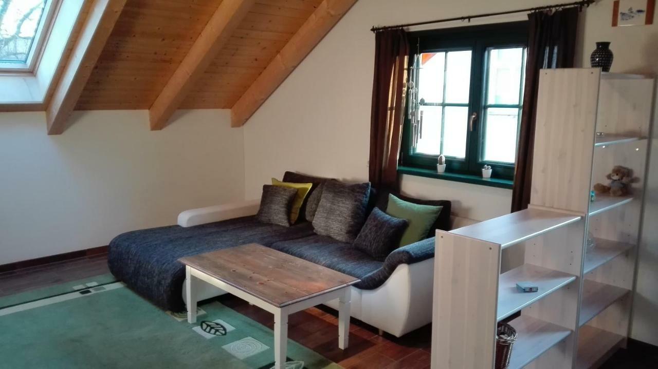 Blockhaus - Ferienwohnung Sunrise Augustusburg Eksteriør bilde